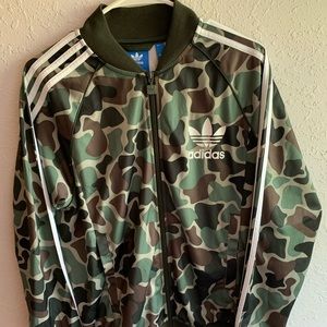 Men’s Adidas Camouflage Windbreaker